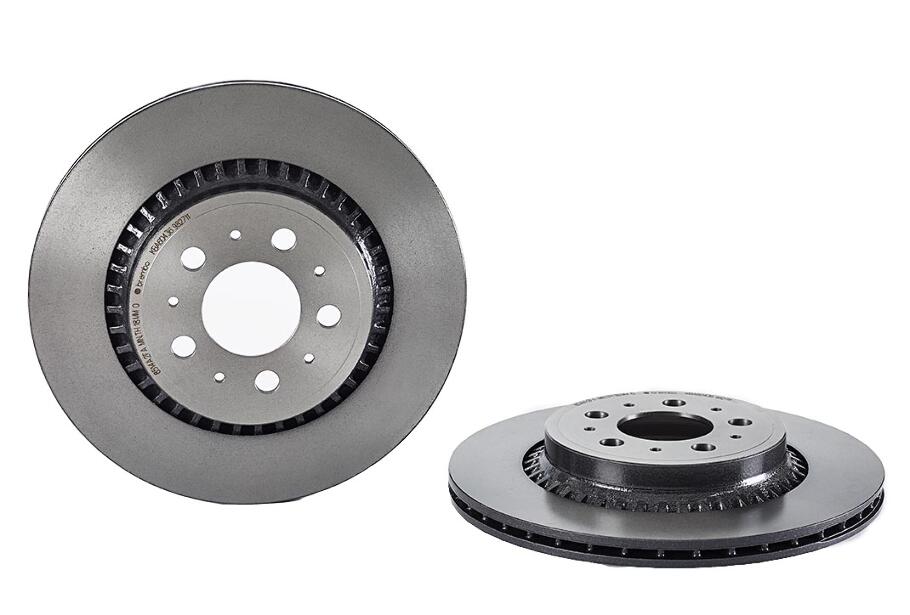 Volvo Brakes Kit - Pads & Rotors Front and Rear (316mm/308mm) (Ceramic) 31471824 - Brembo 1627061KIT